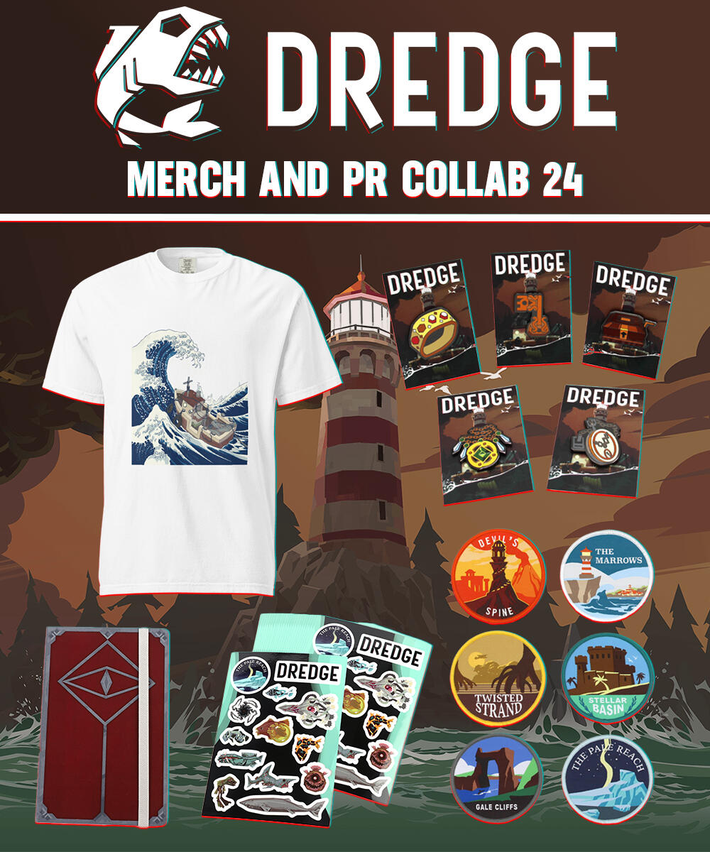 Merch line: Dredge